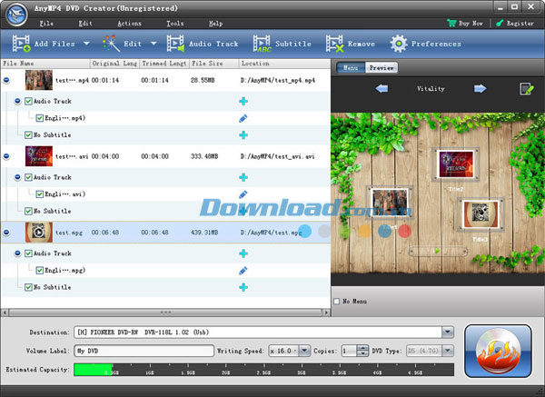 AnyMP4 DVD Creator