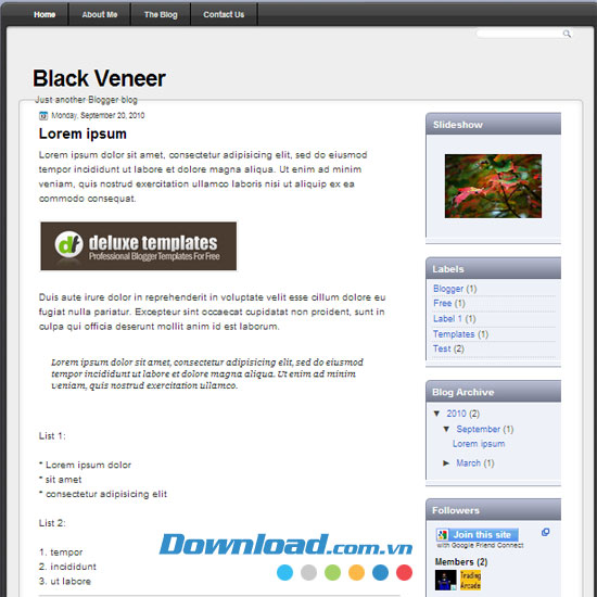 Black Veneer