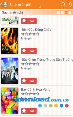 Kho sách miễn phí Zinbooks for Android