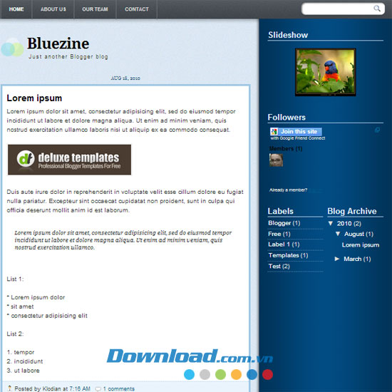 Bluezine