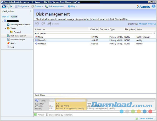 Acronis Backup & Recovery 11.5 Advanced Workstation