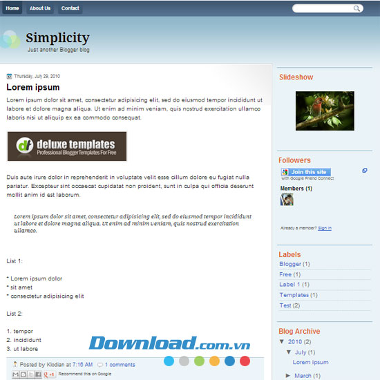 Simplicity