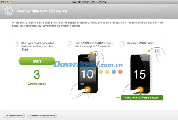 iSkysoft iPhone Data Recovery for Mac