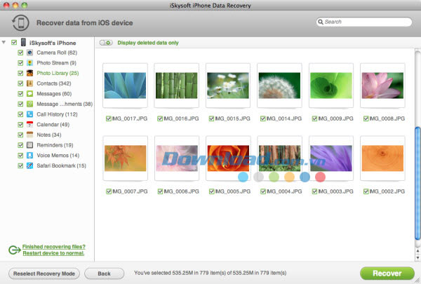 iSkysoft iPhone Data Recovery for Mac