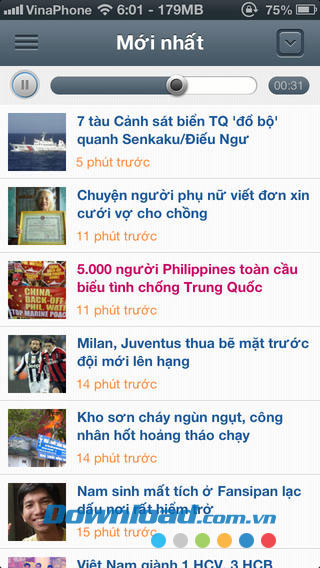 Cập nhật tin mới nhất Tin ngắn for iOS