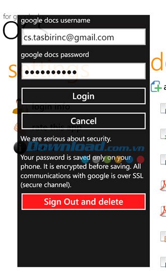 GDocs for Android