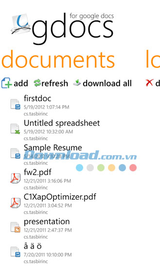 GDocs for Android