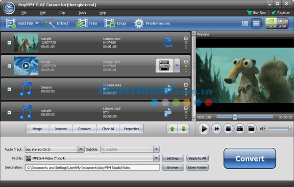  AnyMP4 FLAC Converter