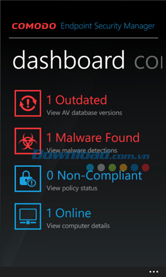 Comodo Endpoint Security Manager for Windows Phone