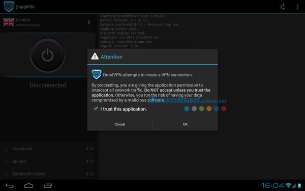 DroidVPN for Android