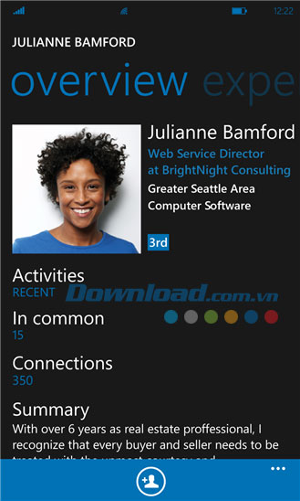 LinkedIn for Windows Phone