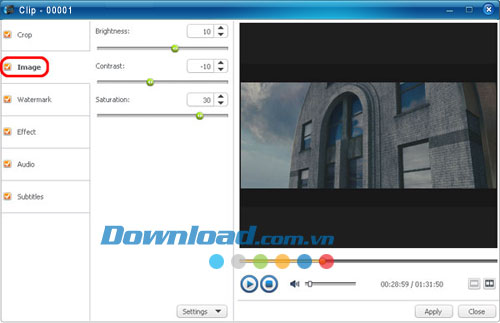 Chỉnh sửa hình ảnh video iJoysoft Blu Ray Ripper