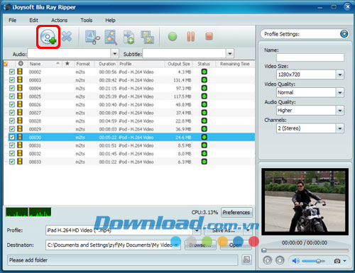 Thêm thư mục blu ray iJoysoft Blu Ray Ripper