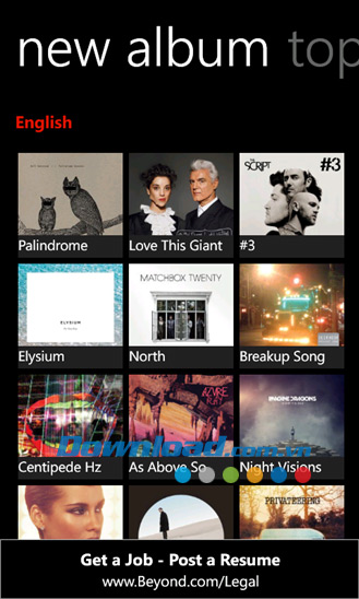 Amazing Music for Windows Phone