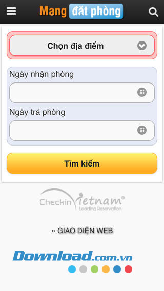 Mạng đặt phòng for iOS