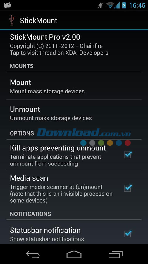 StickMount for Android