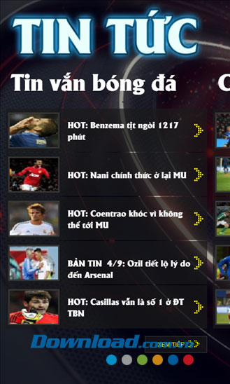 Bóng đá 360 for Windows Phone