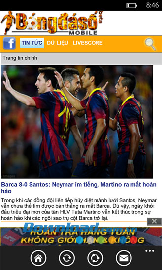 Bóng đá số for Windows Phone