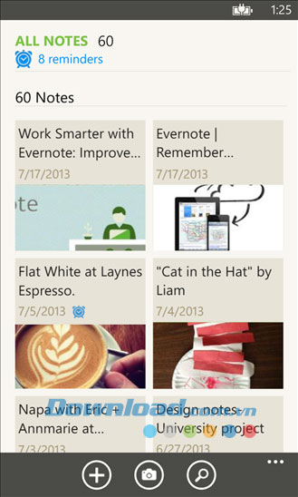 Evernote for Windows Phone