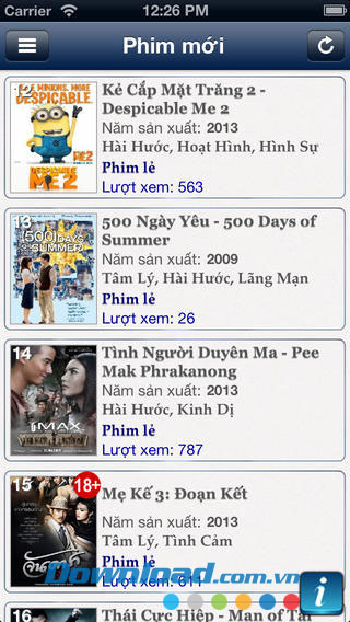 iPhim for iOS