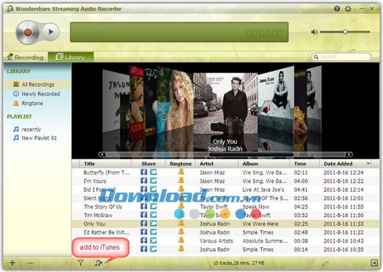 Wondershare Streaming Audio Recorder