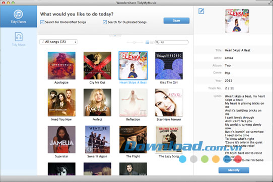 Wondershare TidyMyMusic for Mac