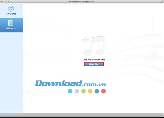 Wondershare TidyMyMusic for Mac