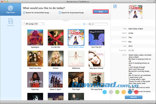 Wondershare TidyMyMusic for Mac