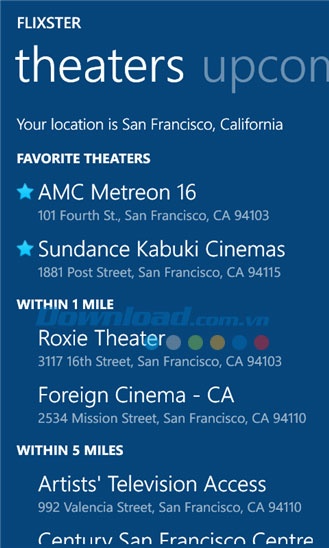 Flixster for Windows Phone