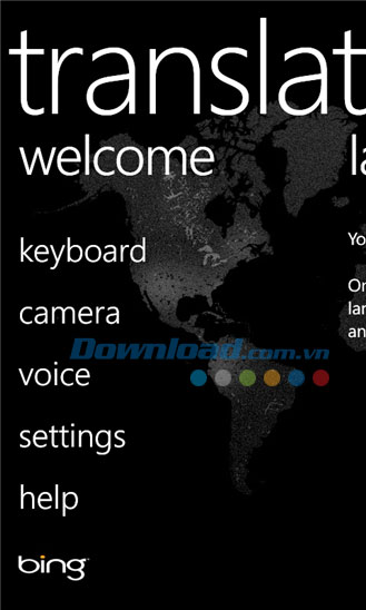 Bing Translator for Windows Phone