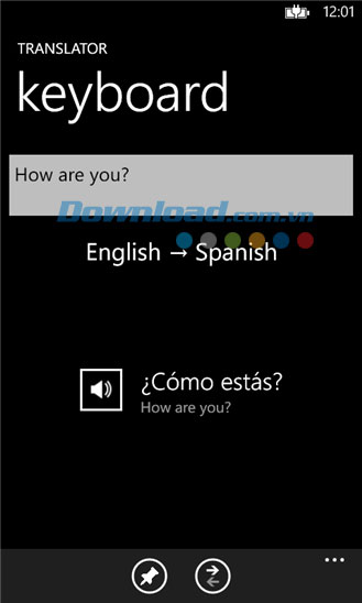 Bing Translator for Windows Phone