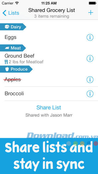AnyList for iOS