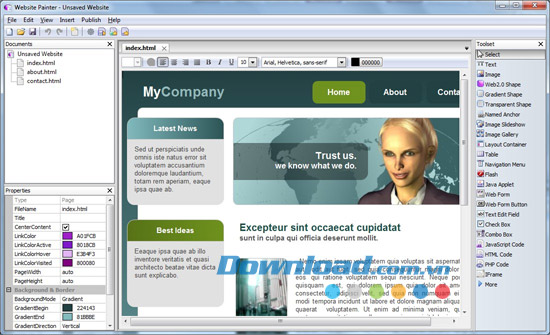 WebsitePainter