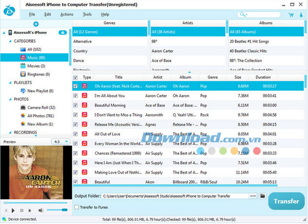 Aiseesoft iPhone to Computer Transfer