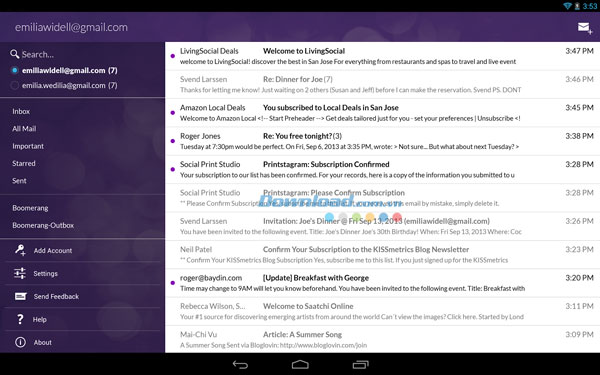Boomerang for Android