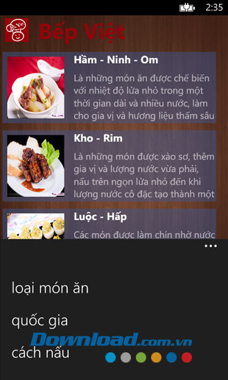 Bếp Việt for Windows Phone