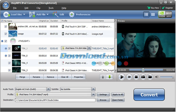 AnyMP4 iPod Converter