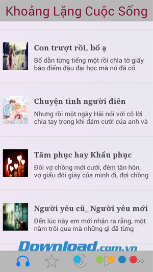 Khoảng lặng cuộc sống for Android