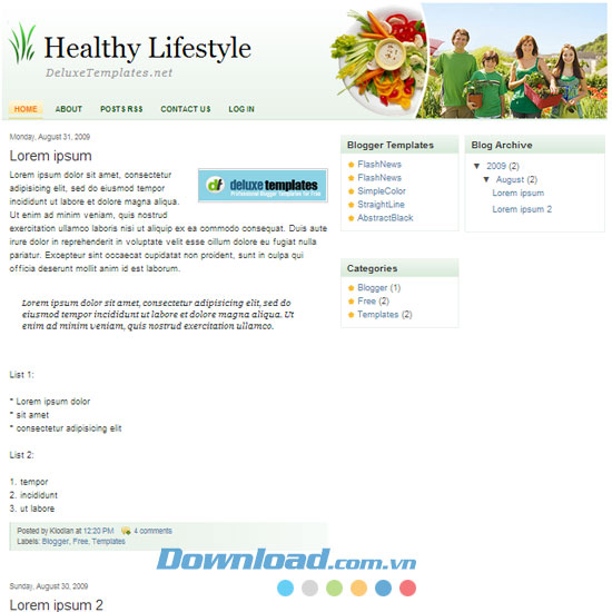 Healthy Lifestyle