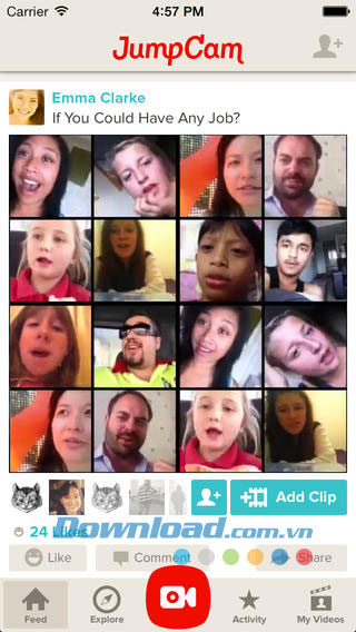 Cộng đồng JumpCam đông đảo