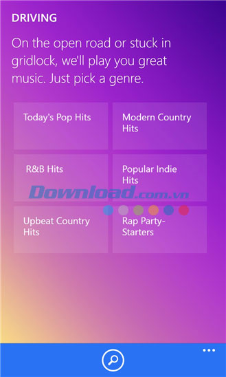 Songza for Windows Phone