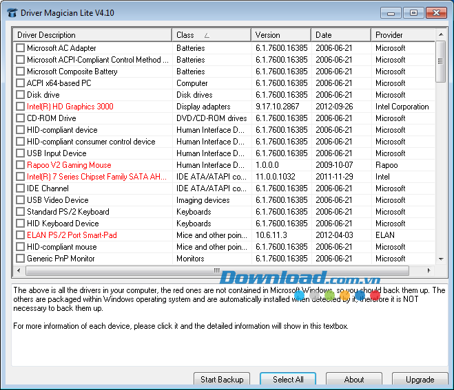 Driver Magician Lite trên Windows