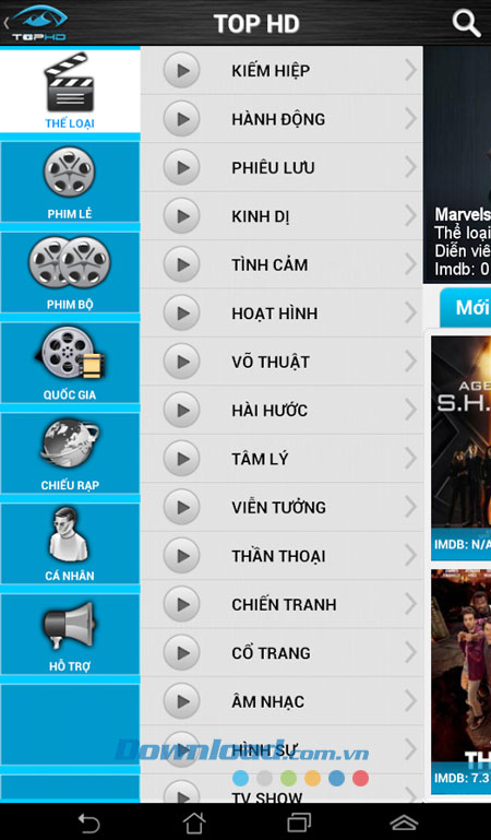 Top HD for Android