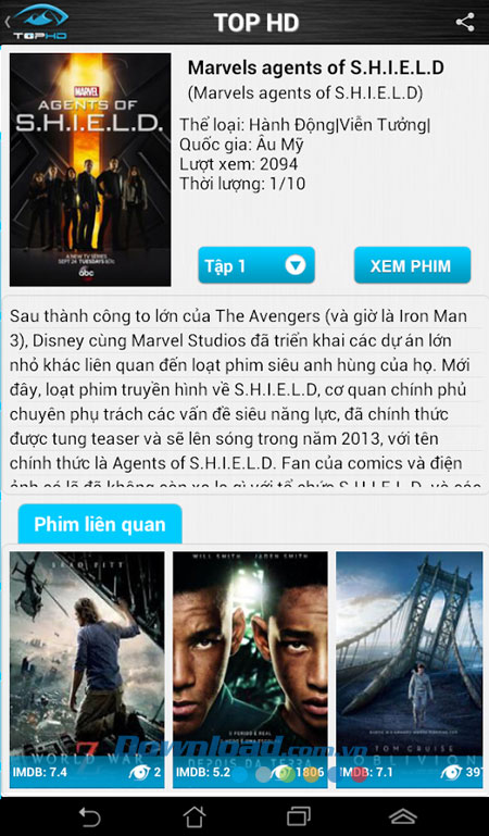 Top HD for Android