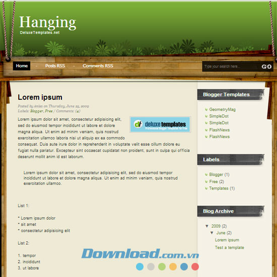 Hanging