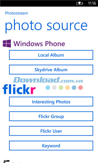 Photostream for Windows Phone