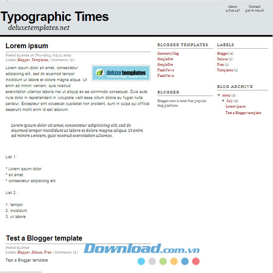 Typographic Times