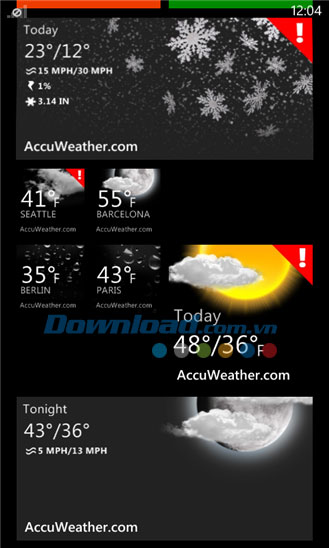 AccuWeather for Windows Phone