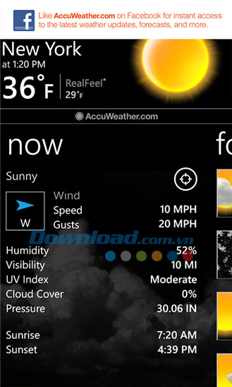 AccuWeather for Windows Phone