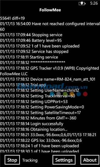 GPS Tracker by FollowMee for Windows Phone